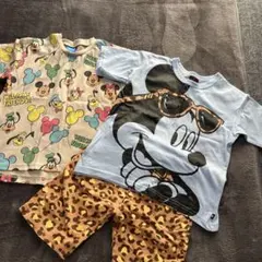 baby doll Tシャツ２枚とショートパンツセット 110