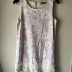 CECIIL McBEE 花柄ノースリーブワンピース　キャバドレス