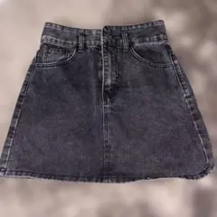 ダークグレー デニム タイトスカート