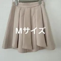 OFUON フレアスカート ドレープ ミニスカートクリーム 38のサムネイル