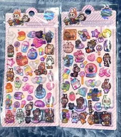 labubu ボンボンドロップシール 2枚セット