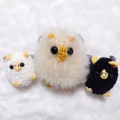 ◎59.シロヘラコウモリ　あみぐるみ