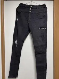 INGNI ダメージジーンズ ブラック