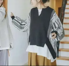 【美品】nico and… Misayoさんプロデュース柄コレプルオーバー