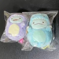 すみっコぐらし　ぬいぐるみ　マスコット　きょうりゅう　トカゲ