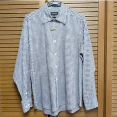 【極美品】pierre cardin メンズ 長袖シャツ L チェック 綿
