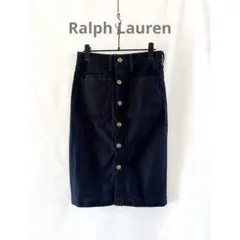 POLO Ralph Lauren ラルフローレン ボタンデニムタイトスカートのサムネイル