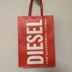 DIESEL 赤 ショッピングバッグ