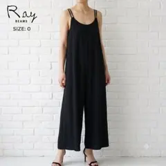 Ray BEAMS レイビームス オールインワン サロペット ブラック キャミのサムネイル