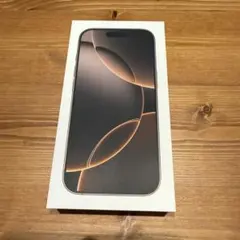 Apple iPhone16pro 空き箱