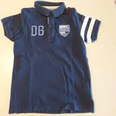 ミキハウス　ダブルビー　 ネイビー　 ポロシャツ　130 140