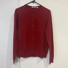 UNIQLO レッド カーディガン M