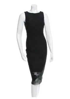 Badgley Mischka ドレス　ワンピース　レース　ブラック　alaiaのサムネイル