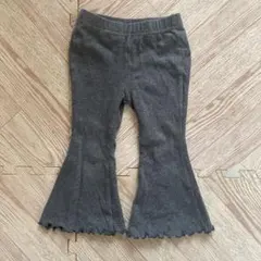 yonkon フレアパンツ S グレー
