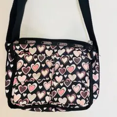 LeSportsac レスポートサック ショルダーバッグ ハート柄 総柄