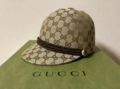 GUCCI GGキャンバスキャップ 乗馬帽 帽子 グッチ