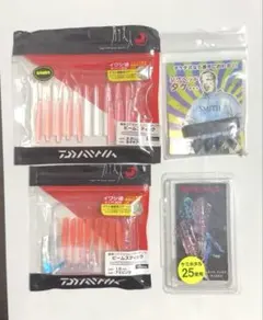 ダイワ 月下美人 ビームスティック ワーム他 4点セット アジング メバリングのサムネイル