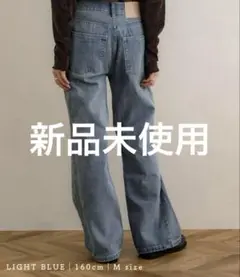 NOAHL ライトブルー ストレートフレアデニム Sサイズ