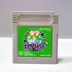 ゲームボーイ ソフトポケットモンスター 緑 動作確認済み