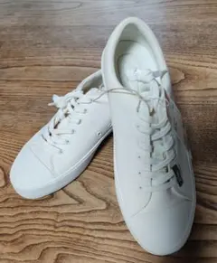 【完売品】ユニクロ　コットンキャンバススニーカー　ベージュ　26.5cm