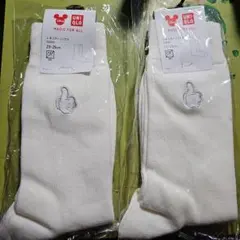 UNIQLO ディズニーソックス 23-25cm ホワイトのサムネイル