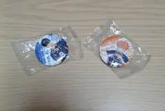 ハイキュー!! くら寿司コラボ　缶バッチ　2個セット　日向翔陽　影山飛雄