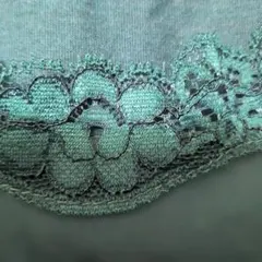 濃いGREENレース刺繍下着Mサイズ