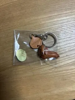 VANCA ダックスフンド 本革 キーホルダー
