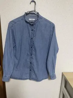 JOURNAL STANDARD relume デニムフリルブラウス