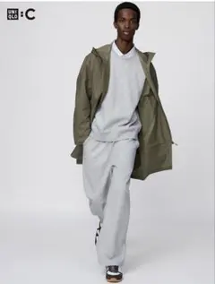 【新品未使用】UNIQLO Cスウェットワイドパンツ サイズM 標準丈