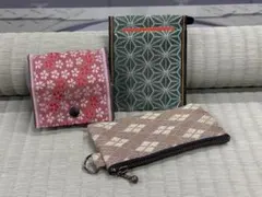 【気まぐれセット】畳縁　小物　ポーチ　キーリング　カードケース　新品