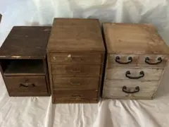 古道具　アンティーク木製引き出し　貴重品 レア　小物入れ