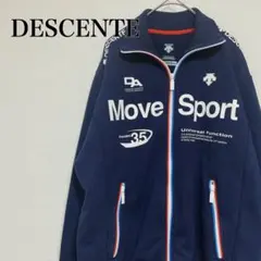 デサント MoveSport レトロ スウェット L ネイビー
