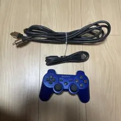 SONY PS3 ワイヤレスコントローラー 青