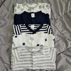 コットンロンパース5点セット(~95cm)