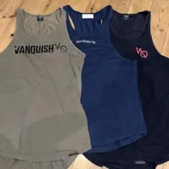 vanquish fitness タンクトップ 3枚