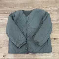 ユニクロ キルティングボアフリースリバーシブルジャケット 120 ダウン GU