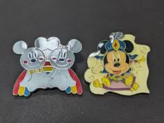 【非売品・限定】ディズニー ピンバッジ 2点セット（てるてる坊主・アラジン）
