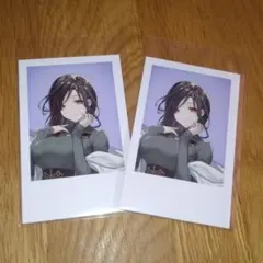 にじさんじ 白雪巴 チェキ風カード スタンダードグッズ 2枚セット