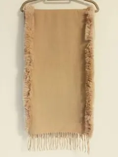 Chloé ベージュ フリンジ付きマフラー