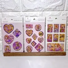 ラプンツェル ウォーターシール 3Dシール 3枚セット セリアディズニー中川翔子