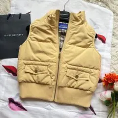 【美品】BURBERRY BLUE LABEL 中綿ベスト ベージュ 38