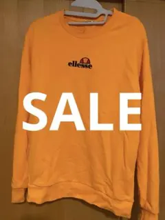 ellesse オレンジ トレーナー XLサイズ　裏起毛　スウェット　完売品