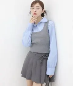 NICE CLAUP ベストドッキングデザインシャツ