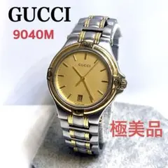 ☆超美品☆GUCCI 9040M グッチ 腕時計 Watch 新品電池 極希少