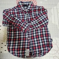 OshKosh チェック柄 長袖シャツ