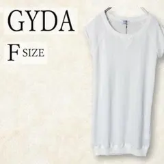 ✨GYDA✨ジェイダ カットオフ スウェット フレンチスリーブ ワンピース F