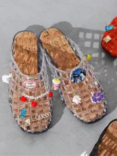 YMDO HEY!Mrs ROSE Custom charm Sandals