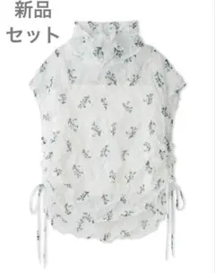 [emmi×NYBG】フラワーワッシャーブラウス【セットアップ対応】のサムネイル