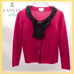 SALE★LANVINenBleu　ランバンオンブルー　リボン　カーディガン